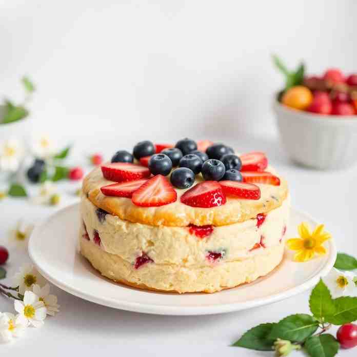 Easy Fresh Fruit Cake - Gâteau de Mamie Recipe